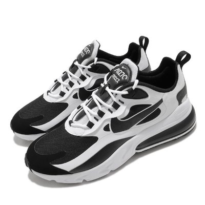 =CodE= NIKE AIR MAX 270 REACT 皮革氣墊慢跑鞋(白黑) CT1646-100 GD 男女
