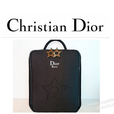 全新真品 Christian Dior 附鏡化妝包 黑色化妝箱 盥洗包 收納美妝包手拿包138 一元起標送禮㊣特價↘有