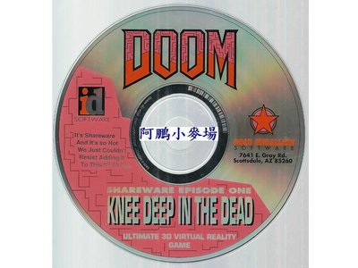 阿鵬小麥場-無外盒電腦遊戲區-全新 DOOM 毀滅戰士 英文版-1290元
