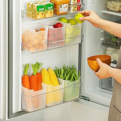 冰箱側門收納盒調料收納盒保鮮盒冰箱專用冷藏收納整理~特價
