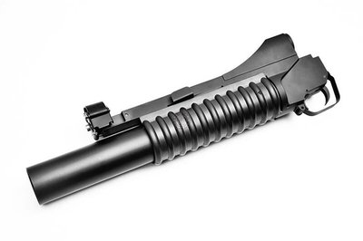 台南 武星級  BELL M203 榴彈 發射器 附 瓦斯榴彈 ( 生存遊戲火箭筒榴彈砲散彈槍子母彈達姆彈武器子彈飾品