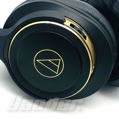 【福利品】鐵三角 ATH-WS660BT 金色(1) 便攜型耳罩式耳機 送收納袋