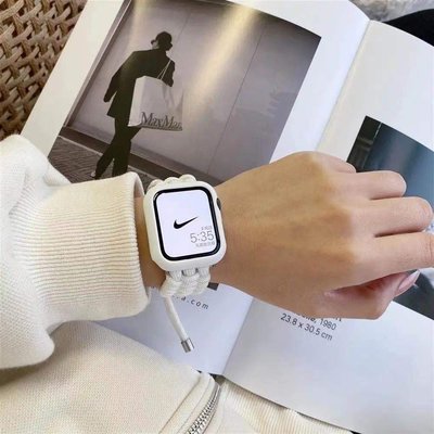 尼龍休閒錶帶 適用於 Apple Watch 6代 5 4 3 SE 運動錶帶 蘋果錶帶 38/40/42/44mm