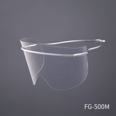 預購🔥SHARP 夏普鈦合金防護眼罩 半罩FG-500M 🇯🇵日本製正品🇯🇵 奈米蛾眼科技防護眼罩組 替換防護片 防護面罩