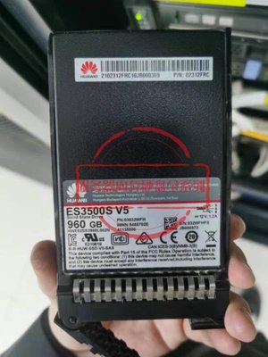 華為 ES3500S960GW2 ES3500SV5 02312FRC 固態硬盤 960G SAS SSD
