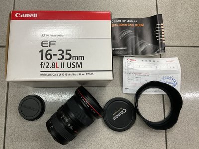 [保固一年][高雄明豐] 公司貨 95新 Canon EF 16-35mm F2.8 L II USM 便宜賣[102]