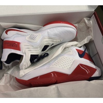 【正品】全新 Nike LeBron Soldier 14 EP 白紅 籃球 運動 CK6047-100潮鞋