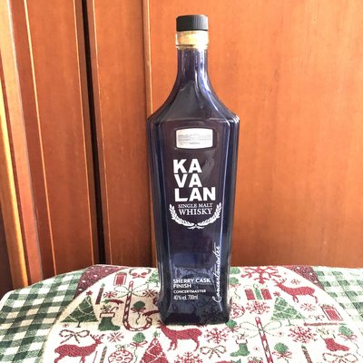 金車 噶瑪蘭 KAVALAN 威士忌空酒瓶(700ml)/多用途玻璃空瓶/空洋酒瓶/裝飾/容器