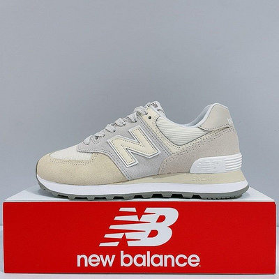 New Balance 574 女生 米白色 麂皮 經典款 復古 B楦 運動 休閒鞋 WL574WL2