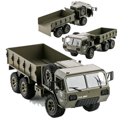 1/16 FY004 遙控 仿真 六輪 美式戰術卡車 軍事卡車 軍卡 重型卡車 六驅動 全比例式 攀爬車 遙控車