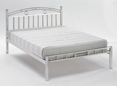 【DH】商品貨號BC087-1商品名稱《白鐵》5尺雙人鐵床架(圖一)新品特價.
