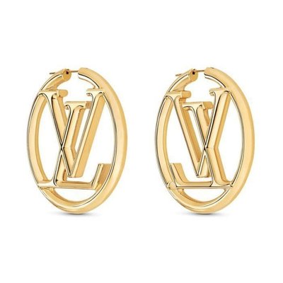 Louis Vuitton M00970 LV Floragram Earrings , Gold, One Size