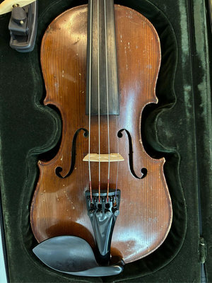 順風提琴@二手歐洲天然虎紋3/4小提琴。產地：歐洲。老琴。