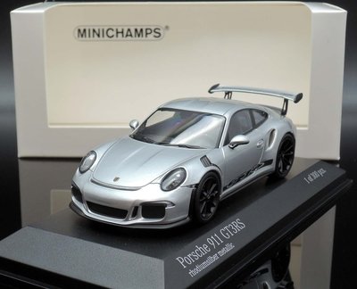 【M.A.S.H】現貨特價 Minichamps 1/43 Porsche 911 (991) GT3 RS 銀