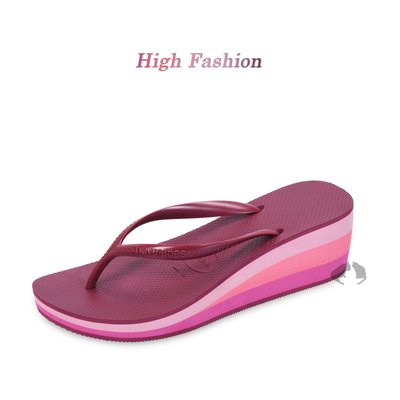 havaianas High fashion 大厚底鞋 免運6公分 粉色 女鞋-阿法.伊恩納斯 巴西拖鞋 哈瓦仕