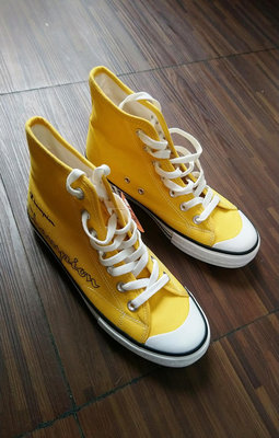 【Champion】天然抗臭黃色高筒帆布鞋 | EUR39