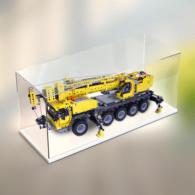 亞克力防塵盒適用樂高42009 移動起重機展示模型玩具透明