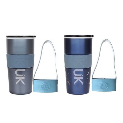 【小如的店】COSTCO好市多線上代購~IKUK 艾可 陶瓷保溫隨行杯組(600毫升X2+皮革提瓶套X2) 137048