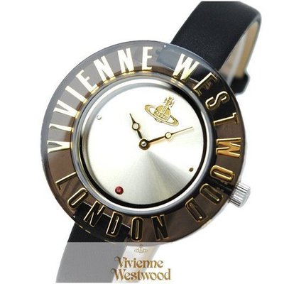 Vivienne Westwood 手錶 35mm 皮帶 土星 星球 女錶 VV032BK