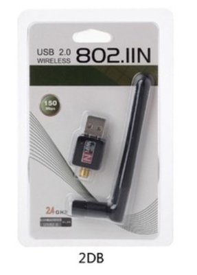 USB無線網卡 802.11N 天線版 WIFI接收器