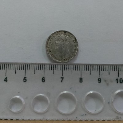N22--1939年馬來西亞--10-銀幣