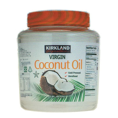 科克蘭冷壓初榨椰子油 每罐2381公克 C1076366 COSCO代購