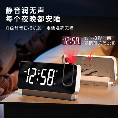 新款創意LED時鐘鬧鐘充電學生宿舍專用桌面兒童鬧鐘學生用-Y9739