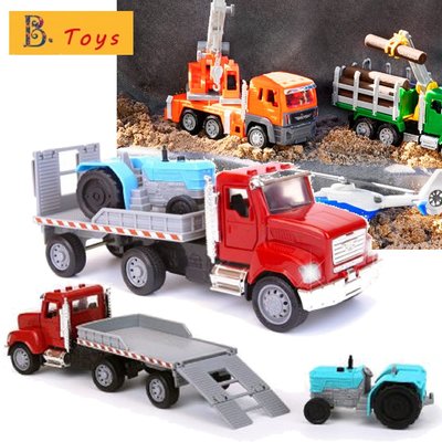 B.Toys 小車車 小型平板拖車 §小豆芽§ B.Toys 小型平板拖車_Driven系列