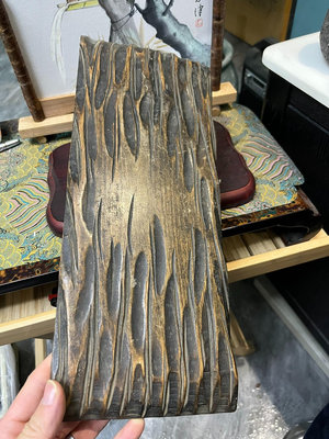 日本中古  老木板一塊 長35  寬14  包漿好 有點重量36644【愛收藏】【二手收藏】古玩 收藏 古董