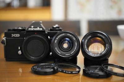 【售】收藏級經典稀少Minolta XD 具備光圈先決與快門先決加購 MD 28mm F2.8街拍 50mm F1.4人