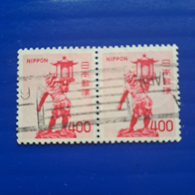 【大三元】日本郵票-日本切手舊票-天燈鬼1974年發行-銷戳票(6)