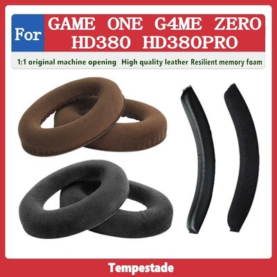適用於 Sennheiser game one G4ME ZERO HD380 HD380PRO 耳機套 頭梁墊 耳罩