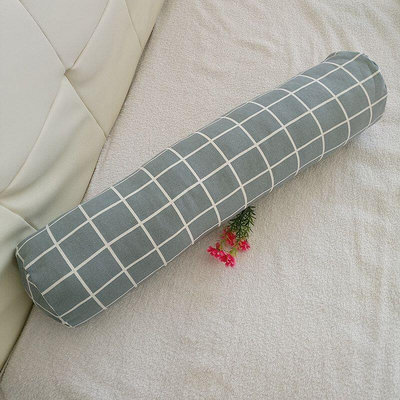 圓柱體長條沙發抱枕套糖果形靠墊塞床縫靠背不含芯靠枕全純棉定做