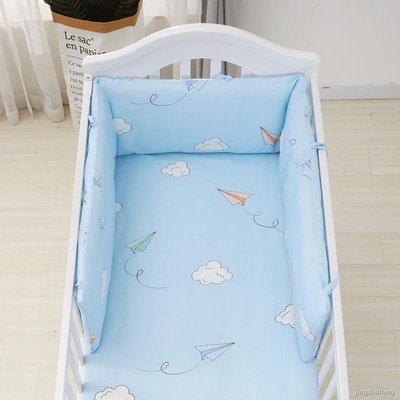 熱賣۞兒童床圍嬰兒床上用品一體式床圍可拆洗寶寶純棉防撞透氣床幃定做1