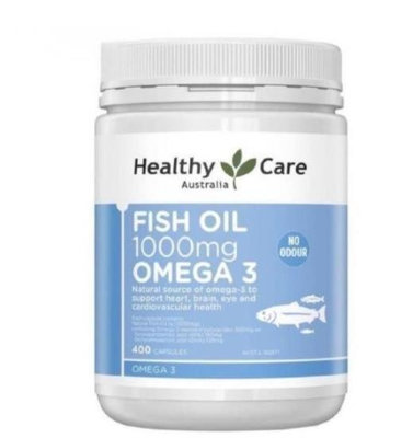 澳洲 Healthy Care Fish Oil 1000mg 深海魚油膠囊 400粒/罐 最新到貨-pp【莎莎優選專營店】