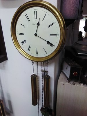 大型1970年德國製造8日掛鐘 保固保修,面寬約30cm