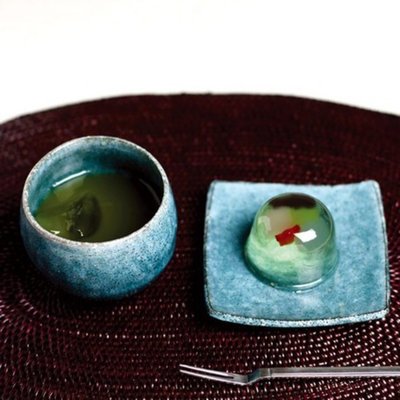 日本製美濃燒茶杯組 陶瓷 Rokuro土耳其藍 泡茶組 茶杯 茶盤 抹茶 烏龍茶 綠茶 點心盤 杯墊