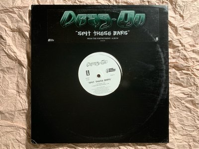 嘻哈饒舌男聲-卓格・昂 吐出那批貨 12”二手混音單曲黑膠（美國宣傳版） Drag-On - Spit These Bars Maxi - Single