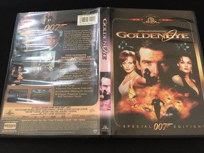 ．私人好貨．二手．DVD．早期 1區【007 黃金眼 Goldeneye】中古光碟 電影影片 影音碟片 自售
