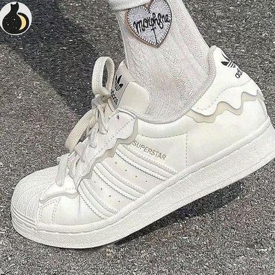 Adidas Superstar 米白 貝殼頭 皮革 休閒鞋 小白鞋 女鞋 GW4441
