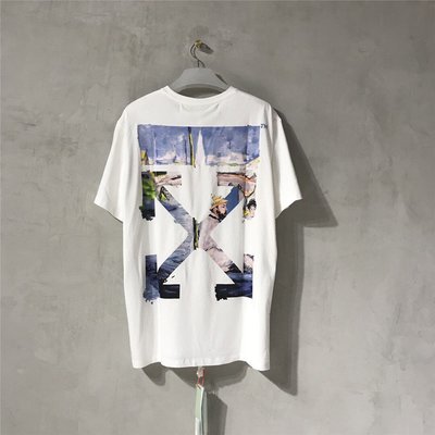 『RP精品』OFF-WHITE 2019SS OW 莫內油畫箭頭 白色 短袖T恤 短TEE