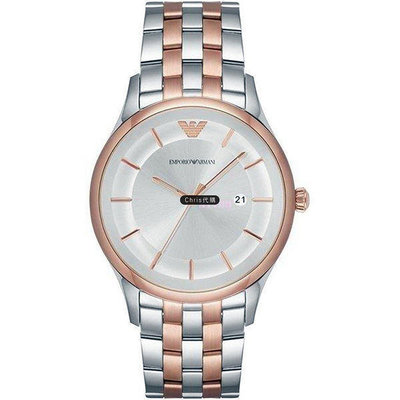 現貨 精品代購 EMPORIO ARMANI 亞曼尼手錶 AR11044 玫瑰金雙色計時腕錶 手錶 歐美代購 可開發票