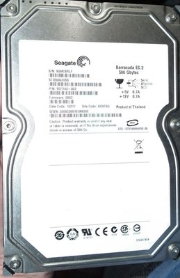 良品SAS 500G 3.5吋硬碟ST3500620SS 7200轉SEAGATE 500GB HP DELL IBM