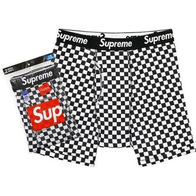 【POP】Supreme Boxer Briefs Checkered Underwear 棋盤格 內褲 四角褲