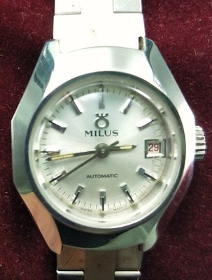 OQ精品腕錶  瑞士美力士女錶全新錶錶径23MMETA紅内機蕊 瑞士ETA 機芯水晶鏡面。.