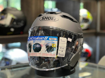 日本進口SHOEI摩托車頭盔半盔J-Cruise II雙鏡片