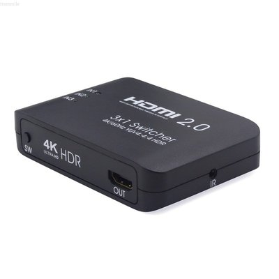 HDMI 2.0 切換器 高清 3進1出 SWITCHER 4K 60 HZ HDR A18 [289734]