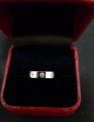 感謝收藏《三福堂國際珠寶名品1126》Cartier LOVE系列單鑽戒指(細版)