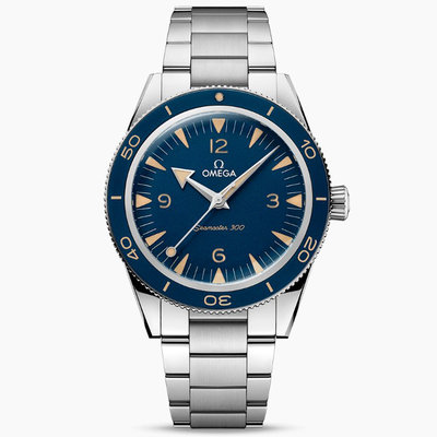 現貨 OMEGA 234.30.41.21.03.001 歐米茄 經典款式手錶 41mm 海馬300 藍面盤 鋼錶帶