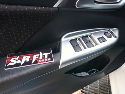 honda本田 Fit 3代 車門電動窗ABS電鍍飾板